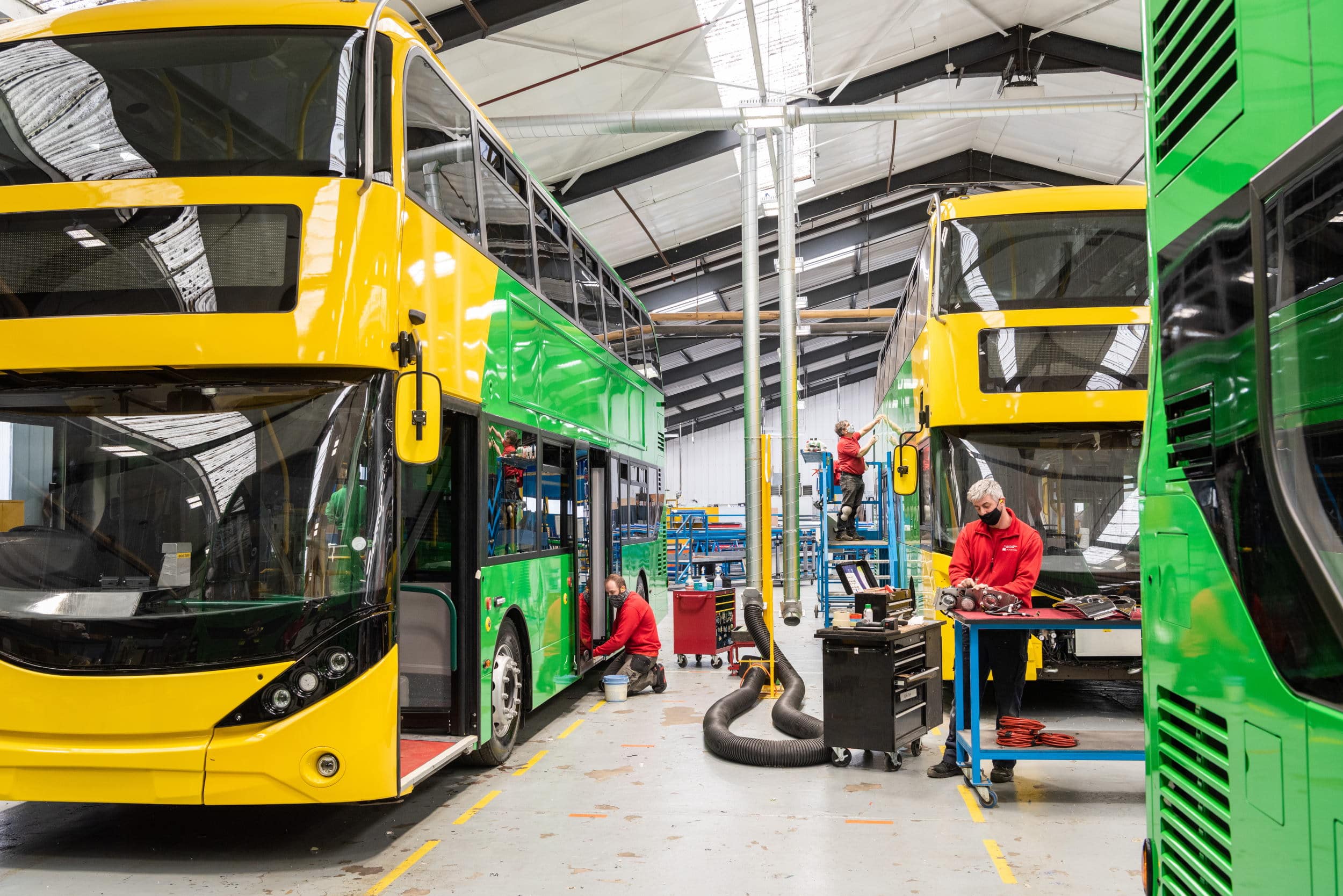 Alexander Dennis production line 