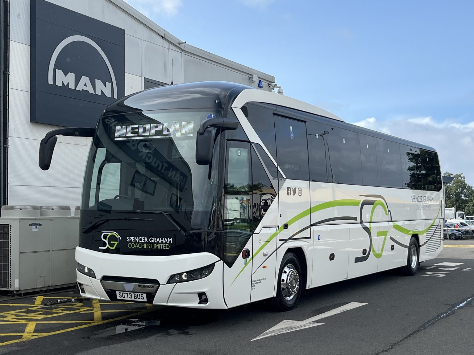 Spencer Graham Coaches adds a third Neoplan Tourliner - routeone