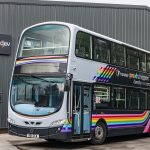 Transdev Blazfield Pride bus livery