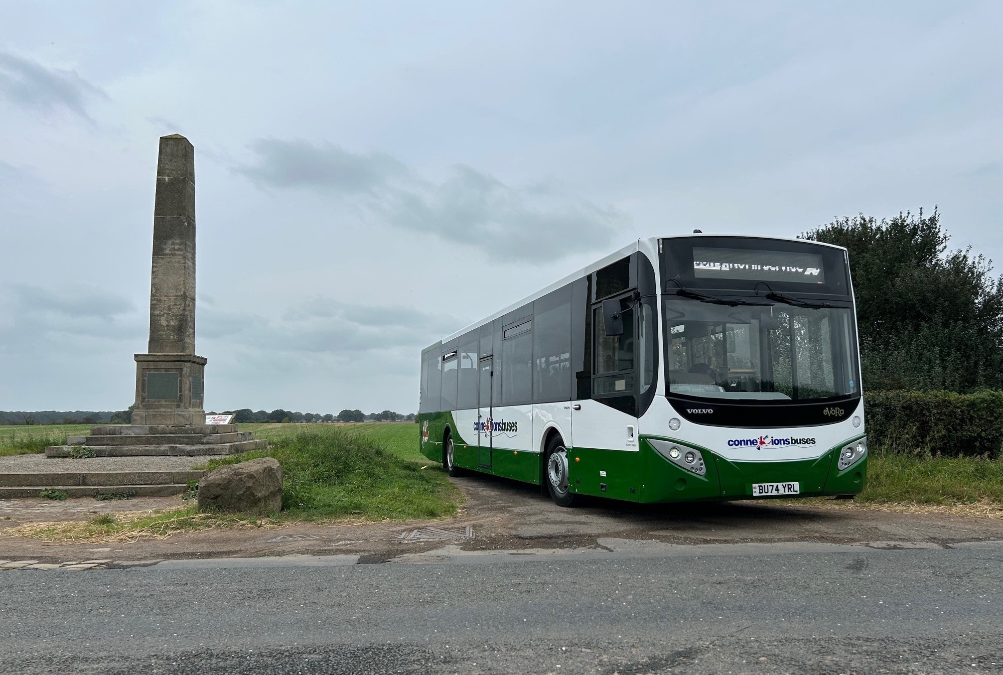 74-plate Volvo B8RLE MCV Evora joins Connexions Buses fleet - routeone