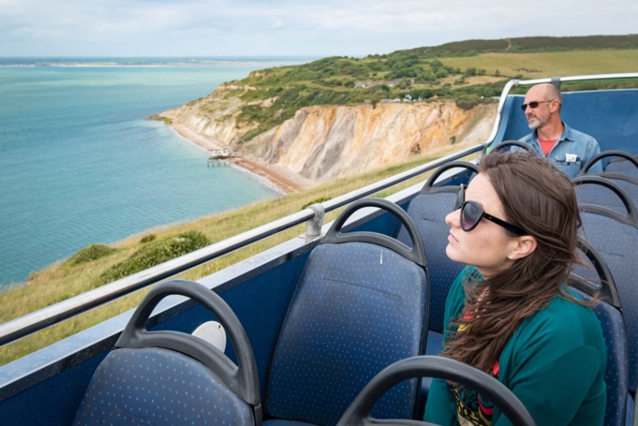 Needles Breezer voted UK’s most popular open-top bus route – routeone