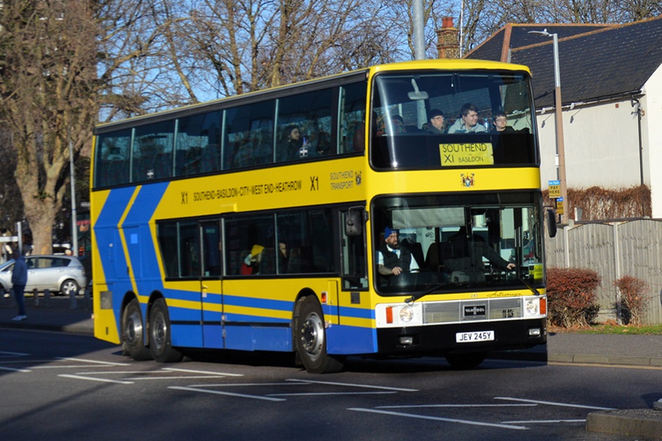 X1 Southend to London commuter coach service remembered in book